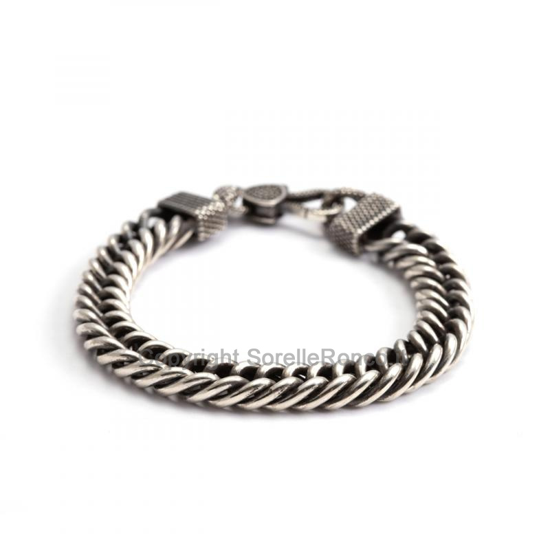 BRACCIALE NELSON GROUMETTE MANHATTAN ARGENTO 925