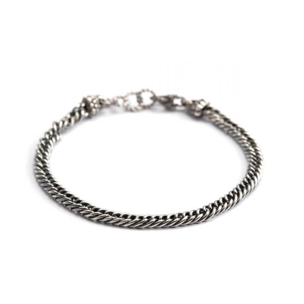 CF02254 - Bracciale Nelson Argento 925 Groumette Manhattan