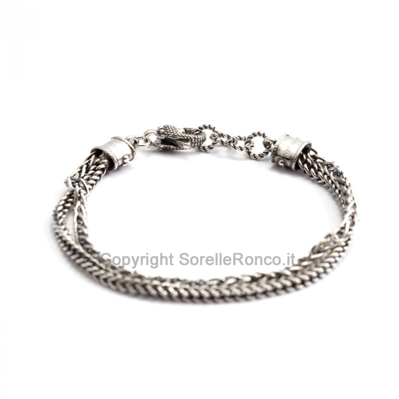 BRACCIALE NELSON SPIGA ARGENTO 925