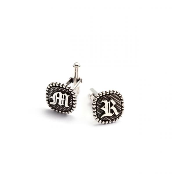 CF02266 - Gemelli Nelson Bastille Argento 925 Gothic