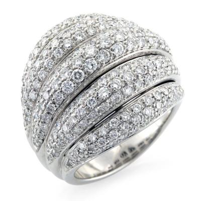 Anello Damiani Spicchi di Luna Oro e Diamanti