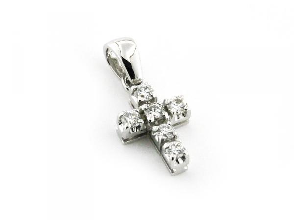 CF00080 - Croce in Oro con Diamanti