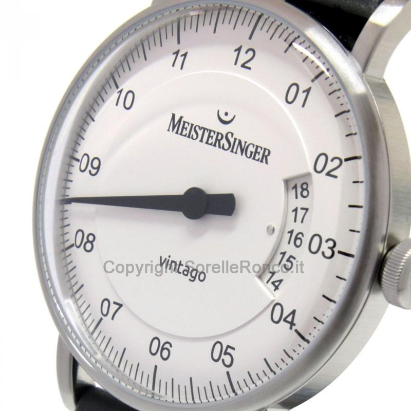 MEISTERSINGER CLASSIC VINTAGO BIANCO 38MM PELLE