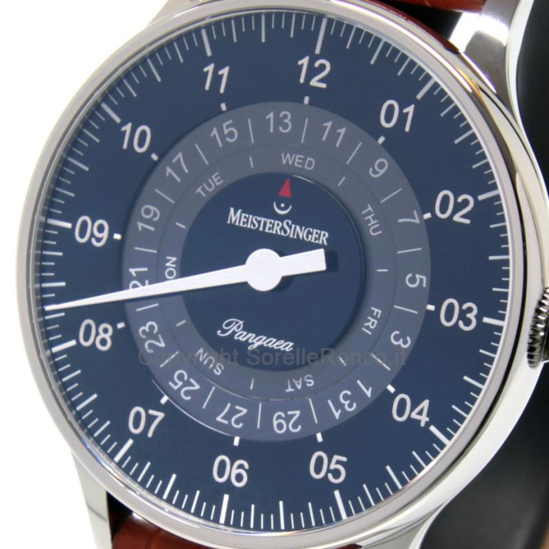 MEISTERSINGER CLASSIC PANGAEA DAY DATE 40MM BLU