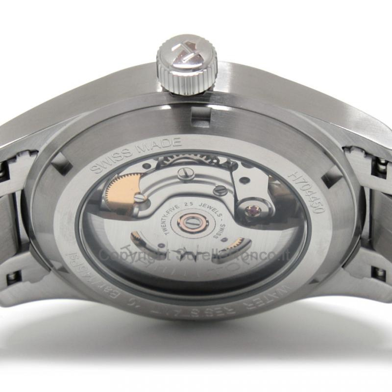 HAMILTON KHAKI FIELD AUTOMATICO NERO ACCIAIO 38MM