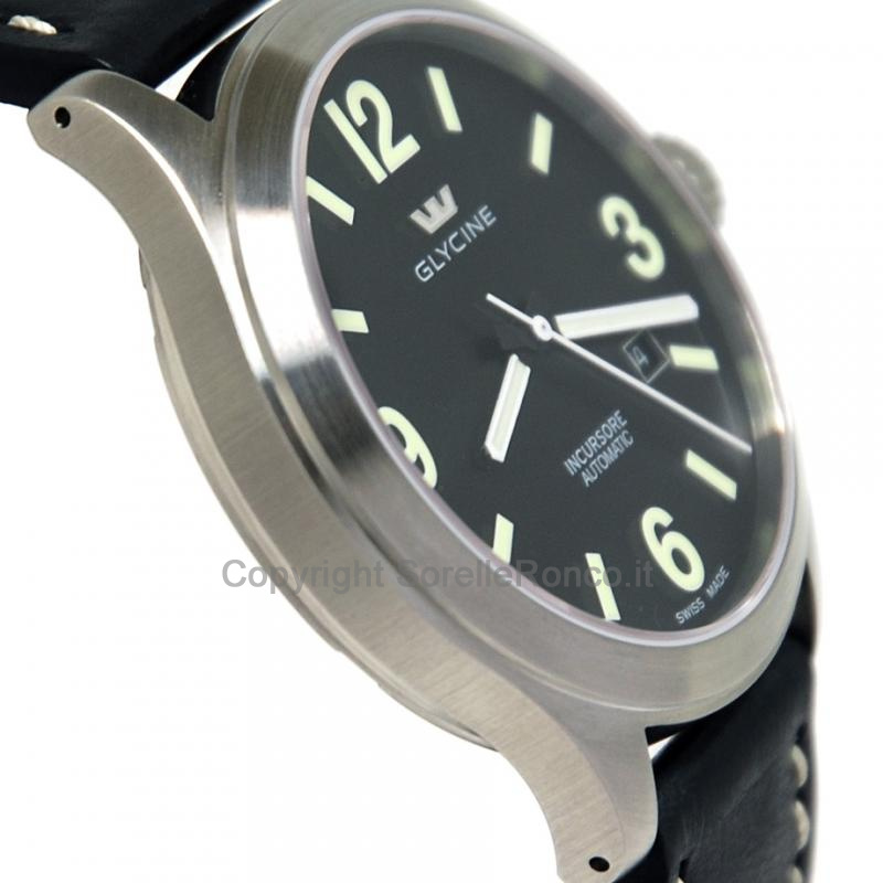 GLYCINE INCURSORE III 44MM NERO