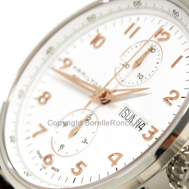 HAMILTON JAZZMASTER MAESTRO CHRONO BIANCO 45MM