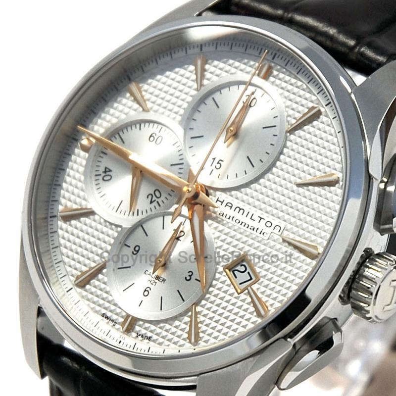 HAMILTON JAZZMASTER CHRONO SILVER 42MM