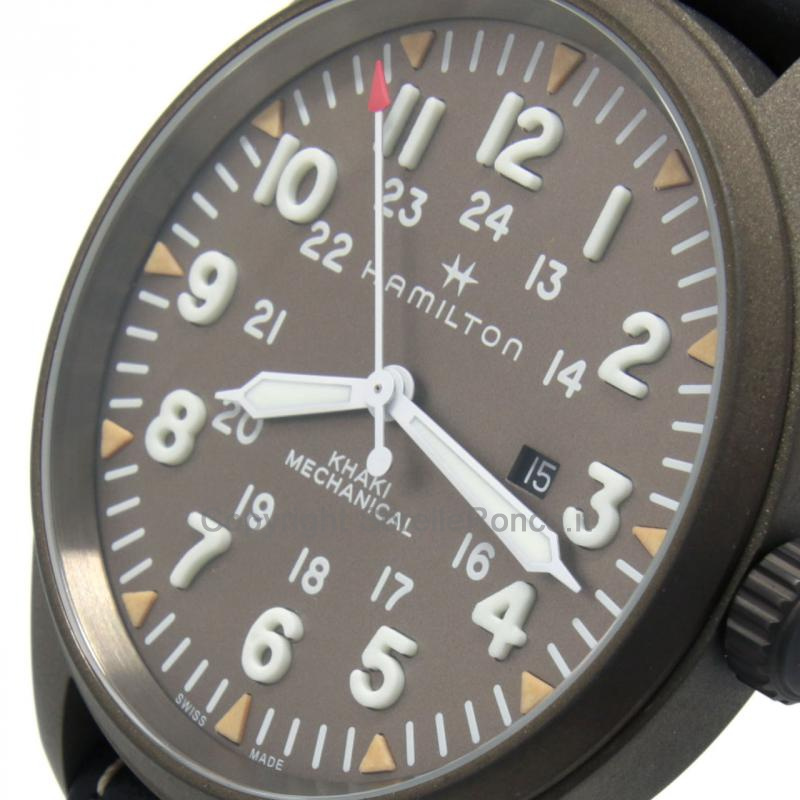HAMILTON KHAKI FIELD MECCANICO VERDE 50MM SPECIALS