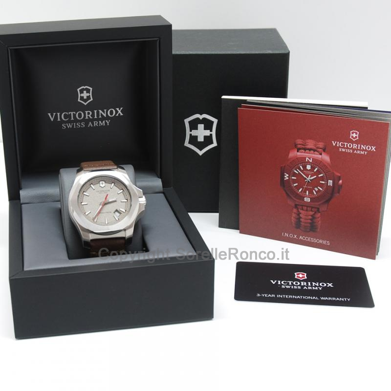 VICTORINOX I.N.O.X. MARRONE PELLE 43MM