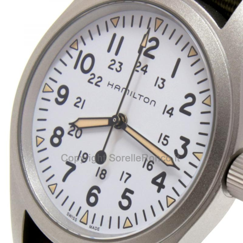 HAMILTON KHAKI FIELD MECHANICAL 38MM BIANCO