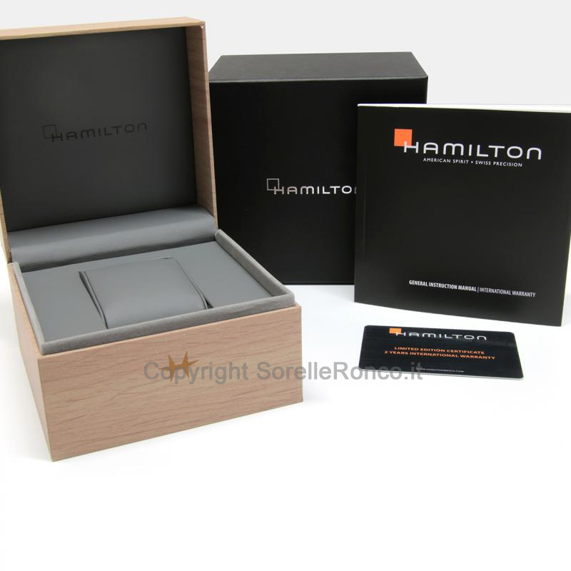HAMILTON KHAKI AVIATION PILOT DAY DATE NERO 46MM