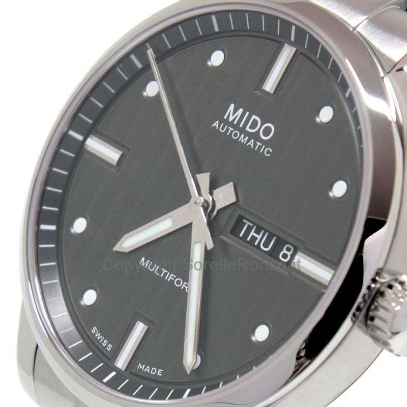 MIDO MULTIFORT 42MM ANTRACITE ACCIAIO AUTOMATICO