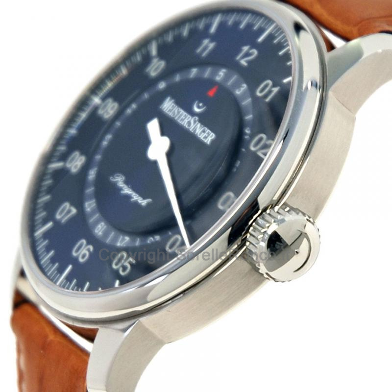 MEISTERSINGER CLASSIC PLUS PERIGRAPH 43MM BLU