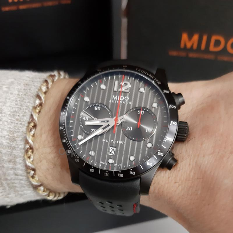 MIDO MULTIFORT CHRONO 44MM ANTRACITE ALLUMINIO