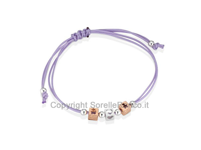 BRACCIALE DADINO BIMBO BIMBA E 1 CUORE