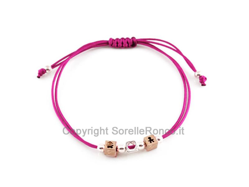 BRACCIALE DADINO BIMBO BIMBA E 1 CUORE