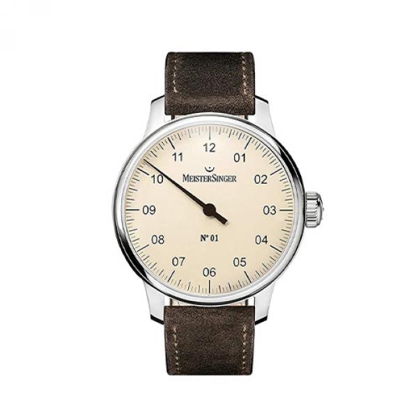 DM303 - Meistersinger Classic N°1 Avorio 43mm Suede
