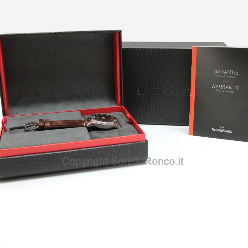 MEISTERSINGER CIRCULARIS AUTOMATIC 43MM NERO PELLE