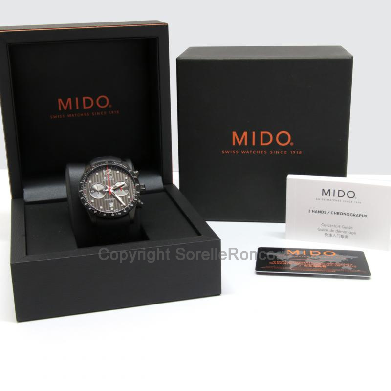 MIDO MULTIFORT CHRONO 44MM ANTRACITE ALLUMINIO