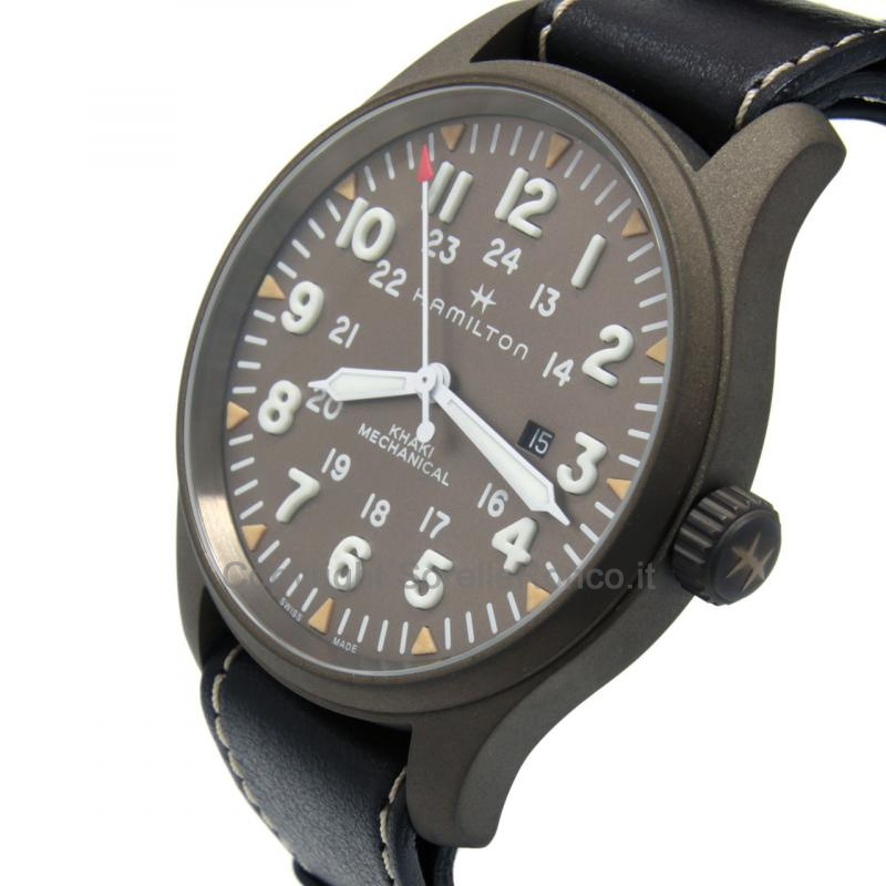 HAMILTON KHAKI FIELD MECCANICO VERDE 50MM SPECIALS