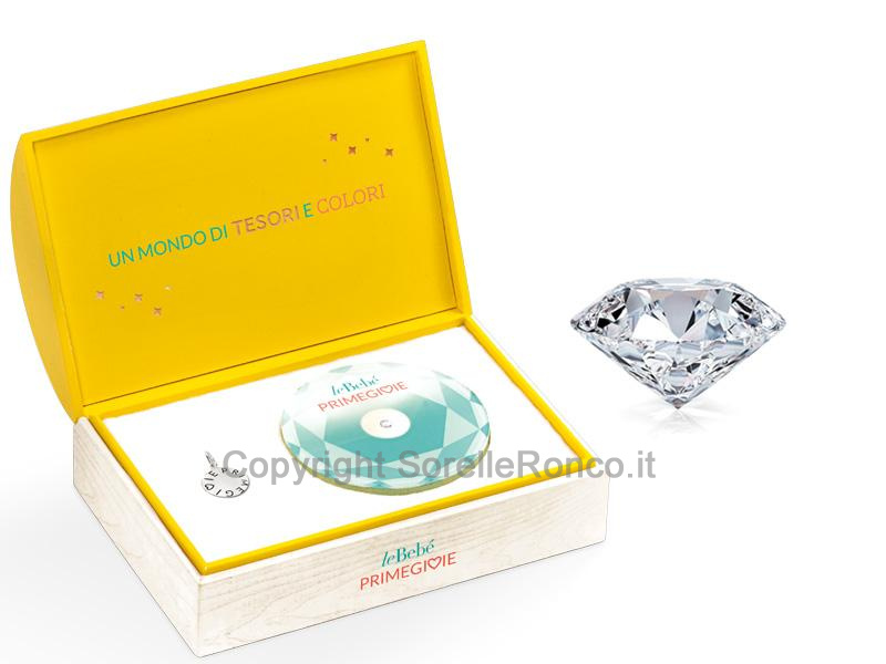 LE BEBÈ DIAMANTE PER BATTESIMO CT. 0.05