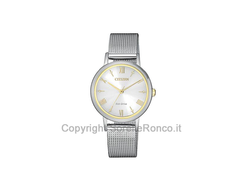 CITIZEN OF COLLECTION BIANCO 30MM MAGLIA MILAESE
