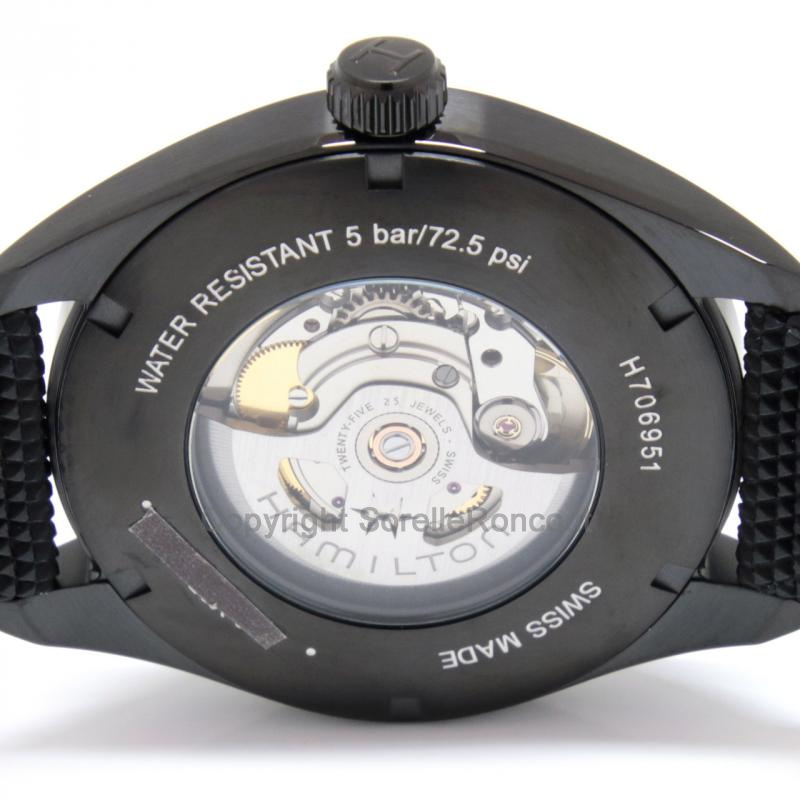 HAMILTON KHAKI FIELD NERO 42MM DAY DATE