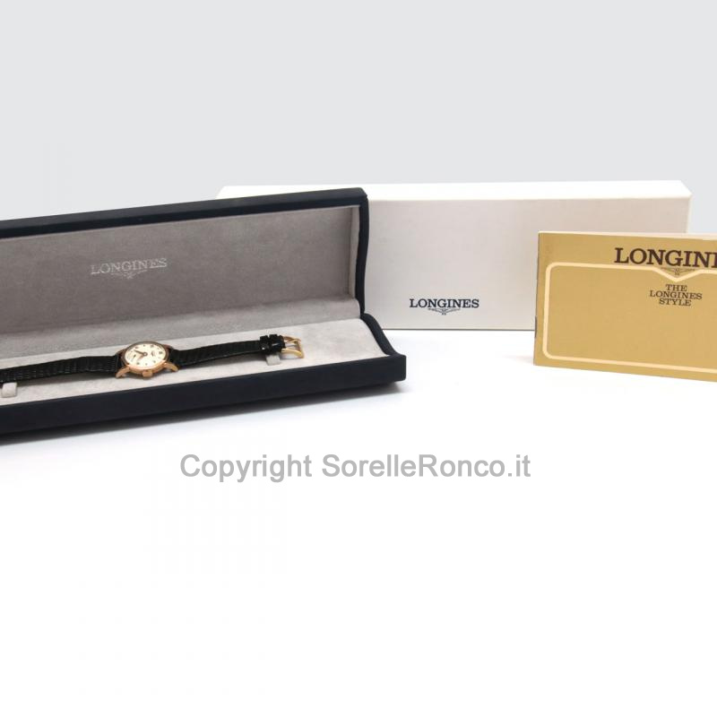 LONGINES HERITAGE 24MM SILVER PLACCATO ORO ROSA