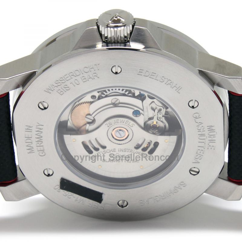 MÜHLE GLASHÜTTE 29ER BIG NERO 42MM GOMMA AUTO
