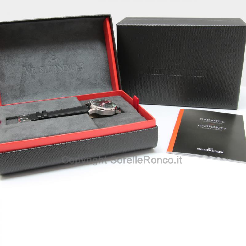 MEISTERSINGER FORM&STYLE CASUAL NERO 40MM