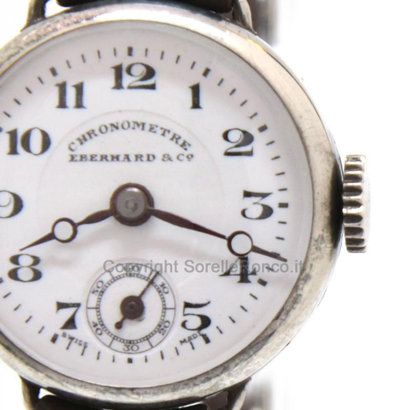 EBERHARD VINTAGE 22MM ARGENTO BRUNITO