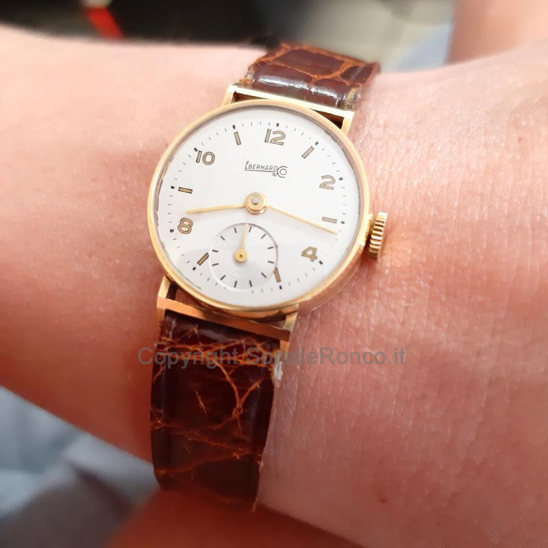 EBERHARD MONTRES EN OR ARGENTO 22MM ORO GIALLO