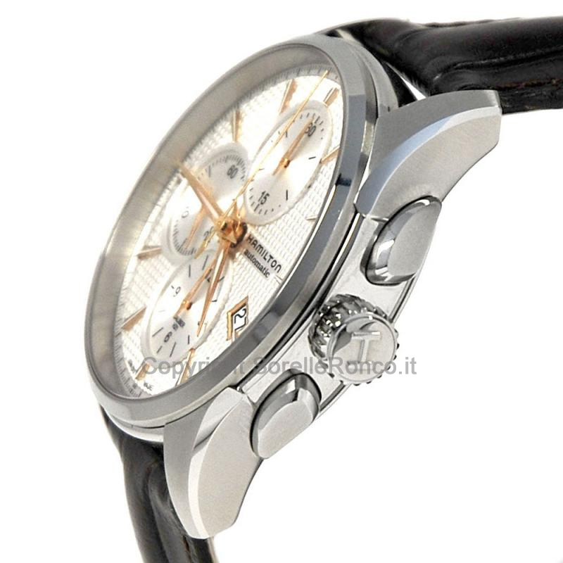 HAMILTON JAZZMASTER CHRONO SILVER 42MM