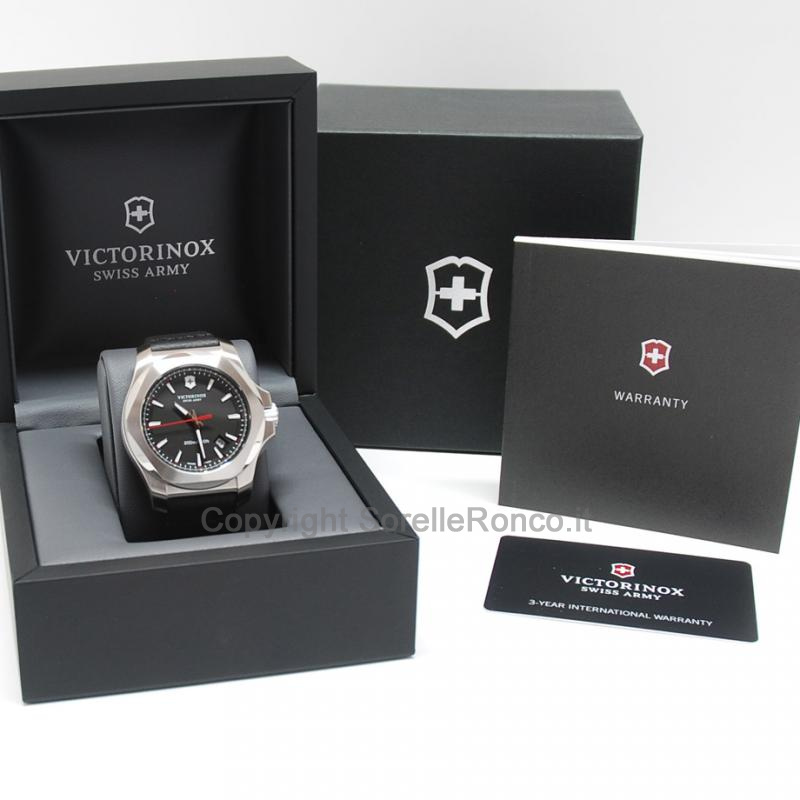 VICTORINOX I.N.O.X. NERO PELLE 43MM