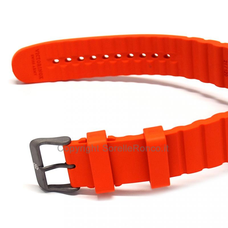VICTORINOX I.N.O.X. TITANIUM ARANCIONE 43MM GOMMA