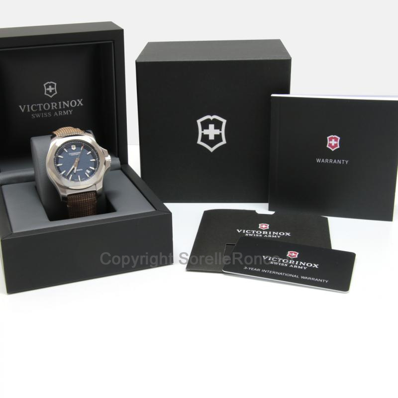 VICTORINOX I.N.O.X. MECHANICAL BLU 43MM LEGNO