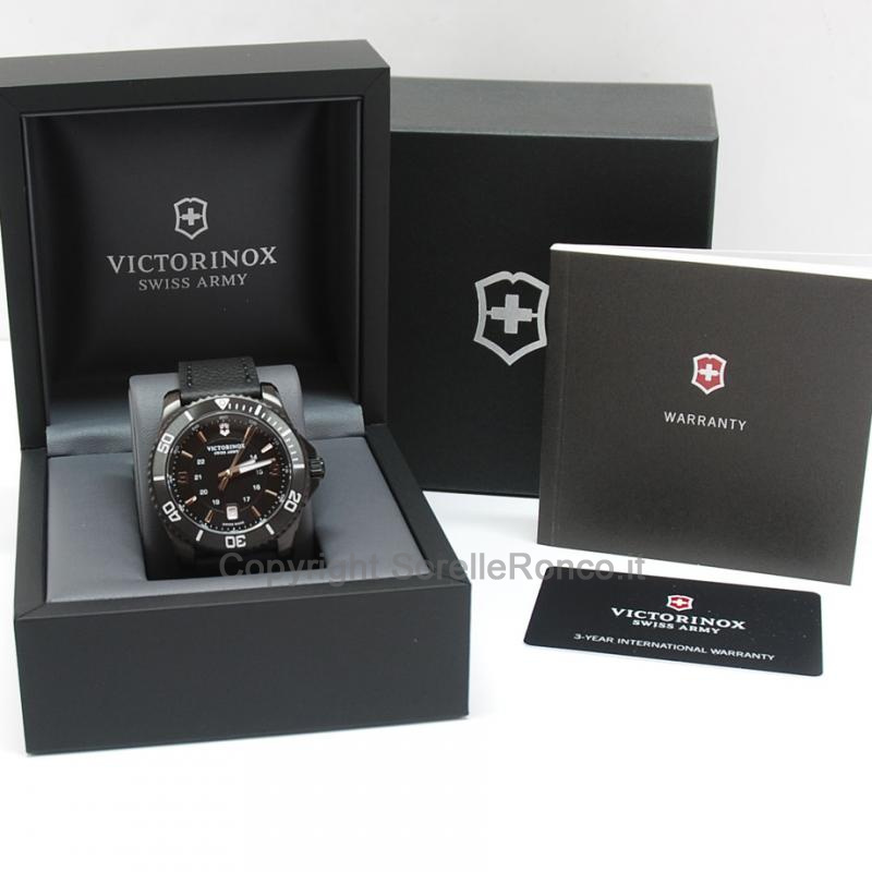 VICTORINOX MAVERICK PVD NERO PELLE 43MM