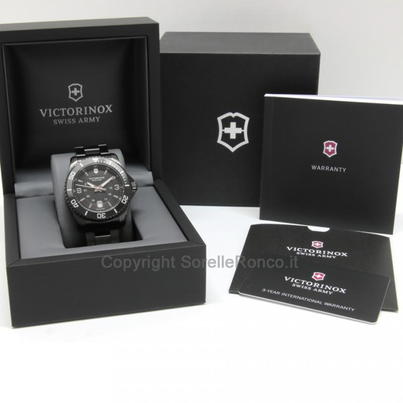 VICTORINOX MAVERICK NERO GHIERA NERA 43MM