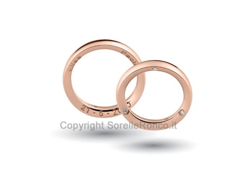 FEDI ORO 18KT FASHION 4,5MM CON DIAMANTI