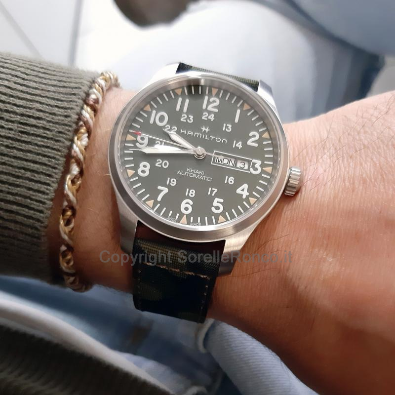 HAMILTON KHAKI FIELD AUTOMATICO 42MM CAMOUFLAGE