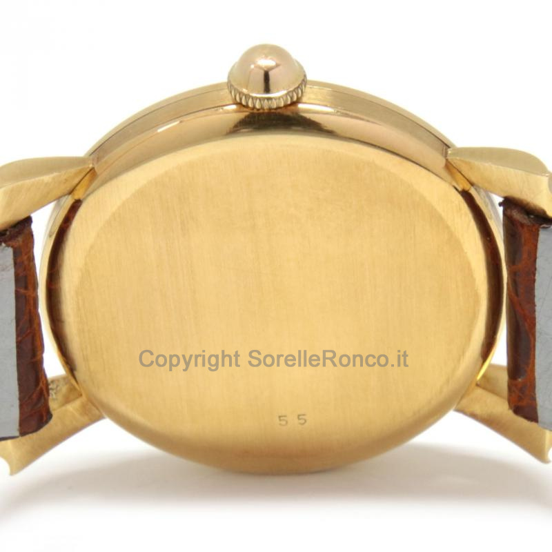 RECORD WATCH 33MM ARGENTO PELLE MARRONE MANUALE