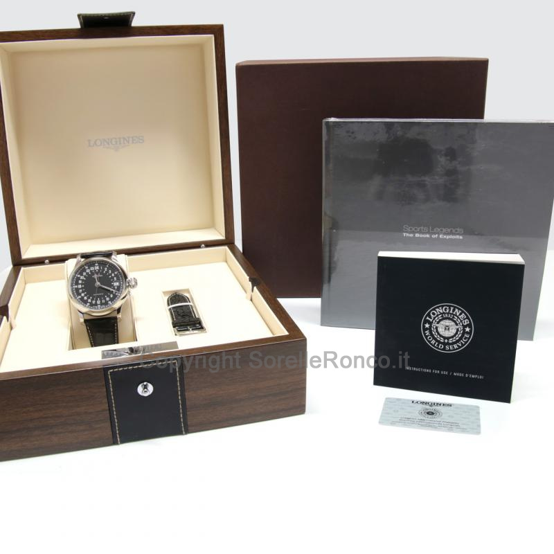 LONGINES HERITAGE 47,5MM TWENTY-FOUR HOURS NERO