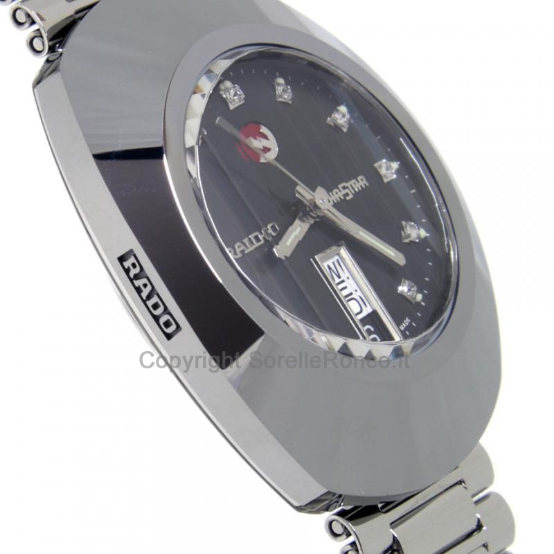 RADO THE ORIGINAL NERO DIAMANTI 35MM ACCIAIO