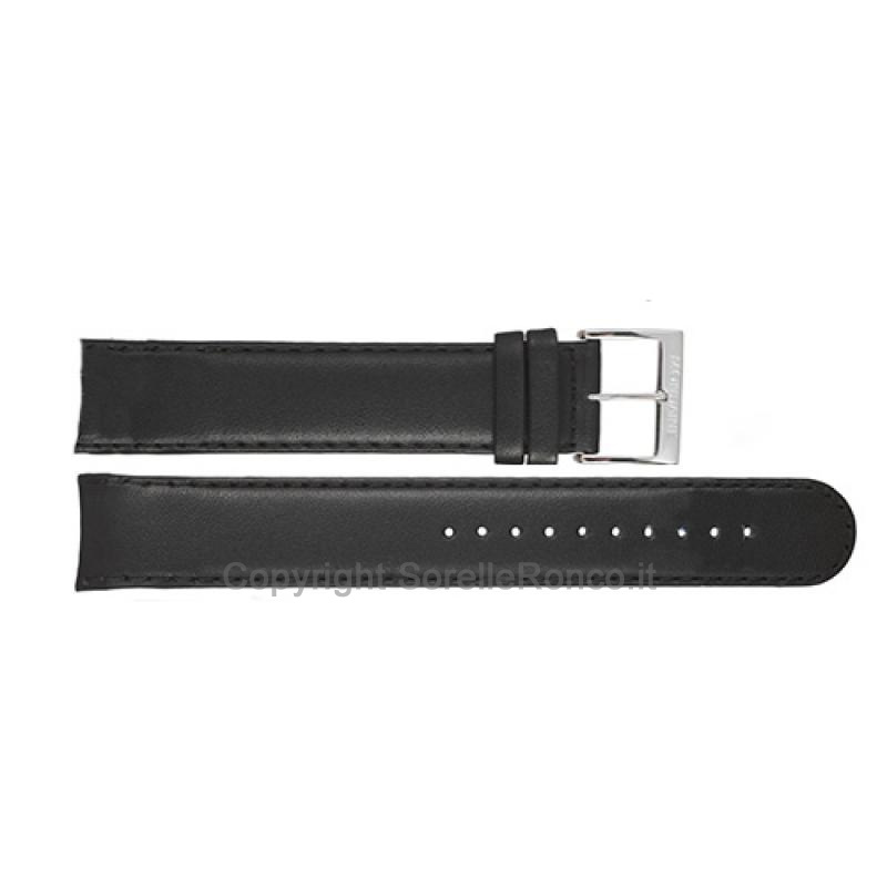 CINTURINO MONDAINE NERO LISCIO 22MM