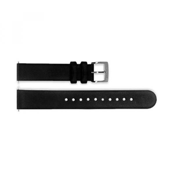 FE3112-20Q - Cinturino Mondaine Pelle Nera Liscio 12mm