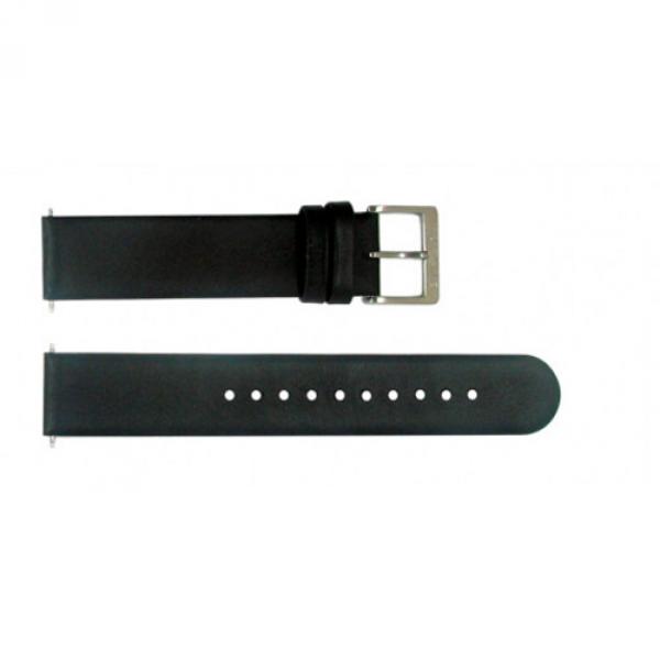 FE3118-20Q - Cinturino Mondaine Pelle Nera Liscia 18mm