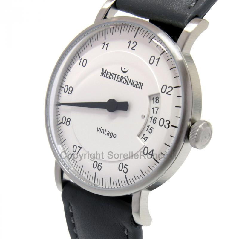 MEISTERSINGER CLASSIC VINTAGO BIANCO 38MM PELLE