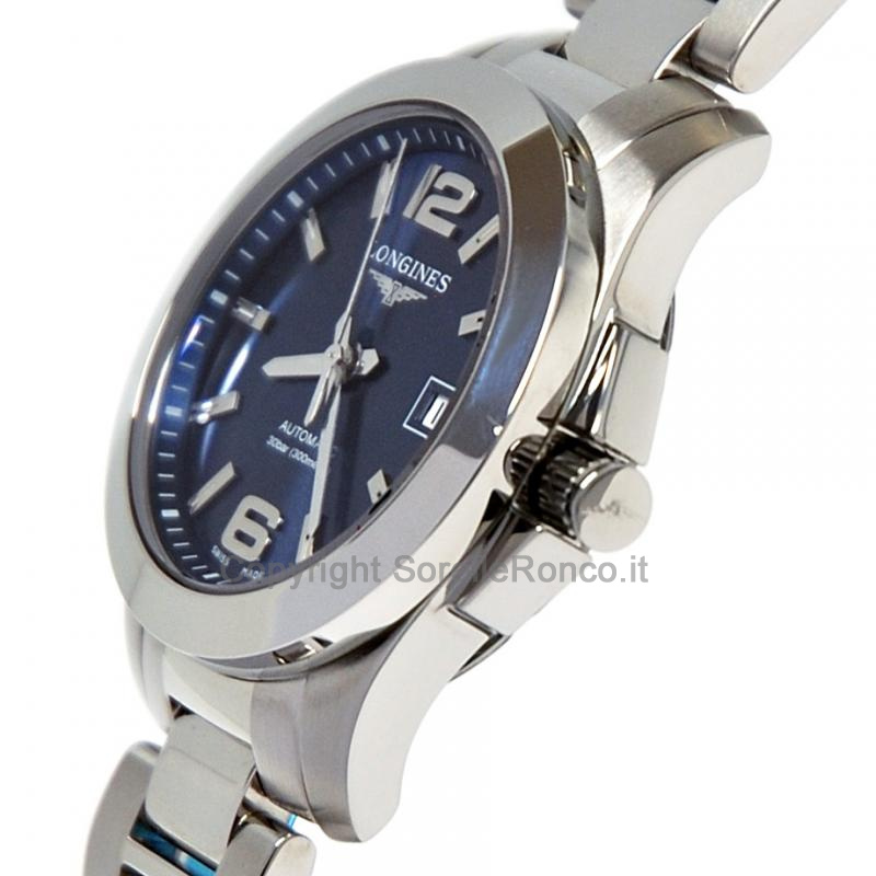 LONGINES CONQUEST BLU 29,5MM BRACCIALE ACCIAIO
