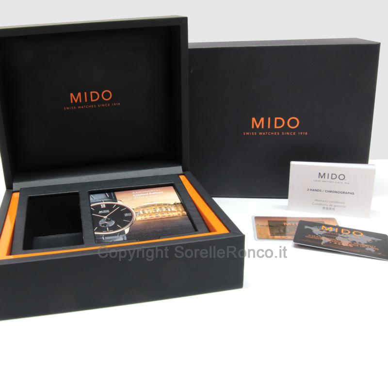 MIDO BARONCELLI NERO 39 MM LIMITED EDITION